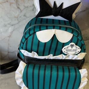 Disney Haunted Mansion Ghost Host Loungefly backpack